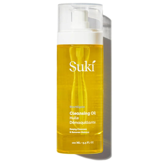 Suki Cleansing Oil 4 Fl Oz, Makeup Remover, Facial Cleanser, Prevents Breakout and Hydrates